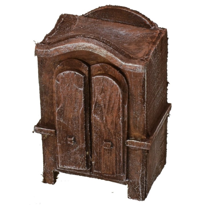 Armadio in legno antichizzato cm 4,5x3,5x7 h