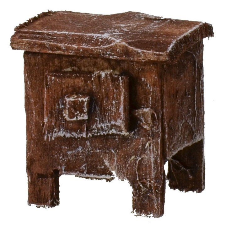 Comodino in legno antichizzato cm 2x1,5x2 h
