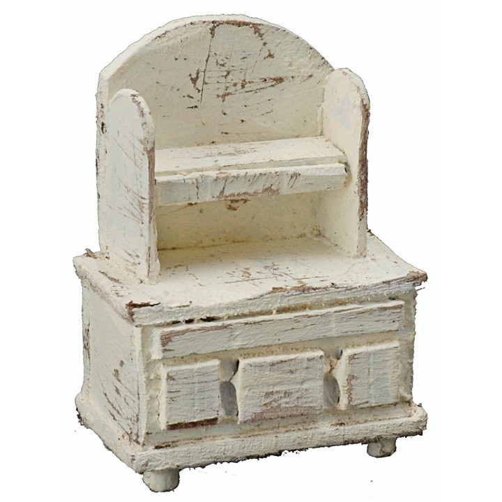 Sideboard in bleached wood cm 5x3x7 h