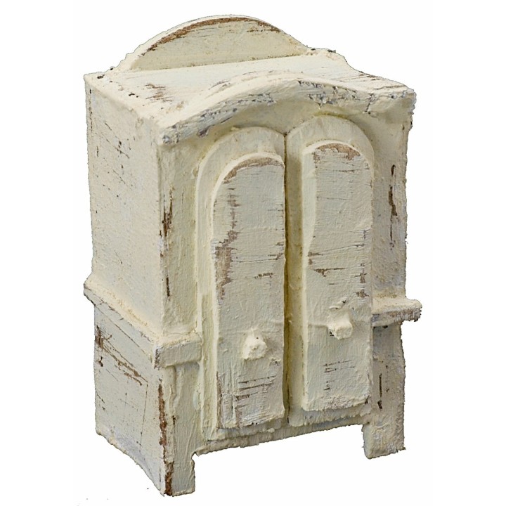 Wardrobe in bleached wood cm 4,5x3,5x7 h