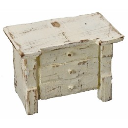 Comò in legno sbiancato 8x5x6 h