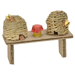 Apiary banquet with honey pot cm 6,5x2,5x5 h