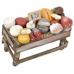 Tour with cold meats and cheeses, cm 6x3,5x4 h.