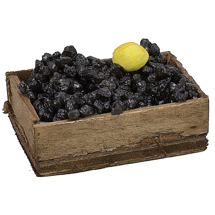 Caja con mejillones de 4x3x1,5 cm