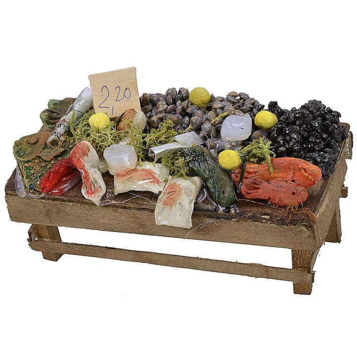 Fishmonger counter cm 12x6x5.5 h.
