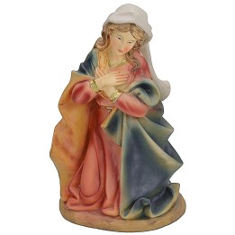 Madonna inginocchiata in resina serie 20 cm