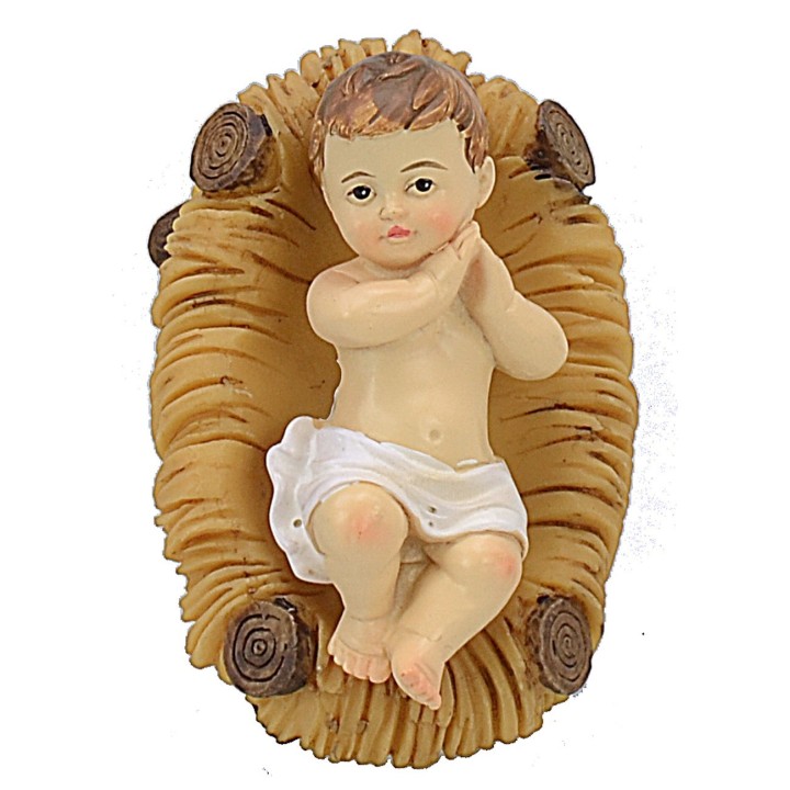 Natividad 3 figuras en resina de 20 cm.