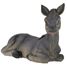 Asino seduto in resina per statue da 30 cm