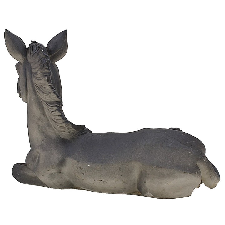 Sitting donkey in resin for 30 cm statues