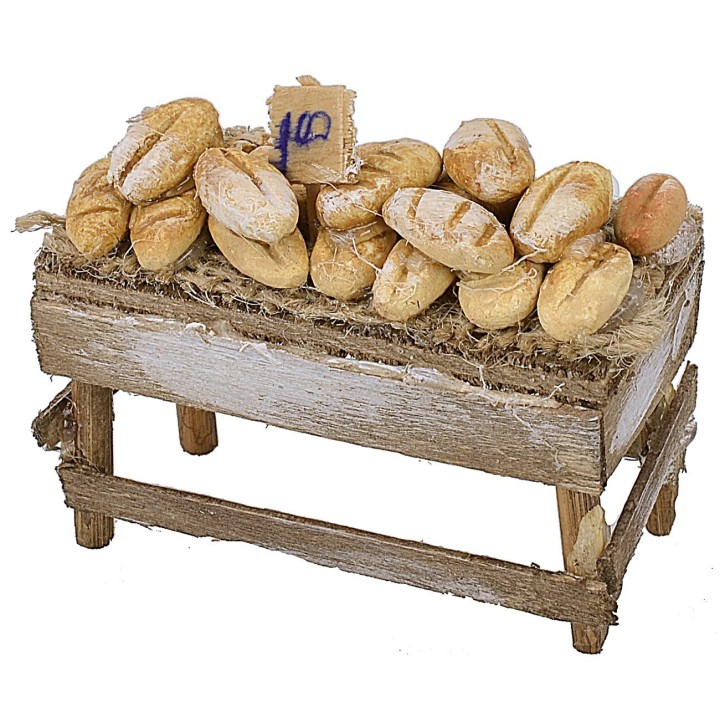 Banquete con pan surtido cm 7x3,5x5 h