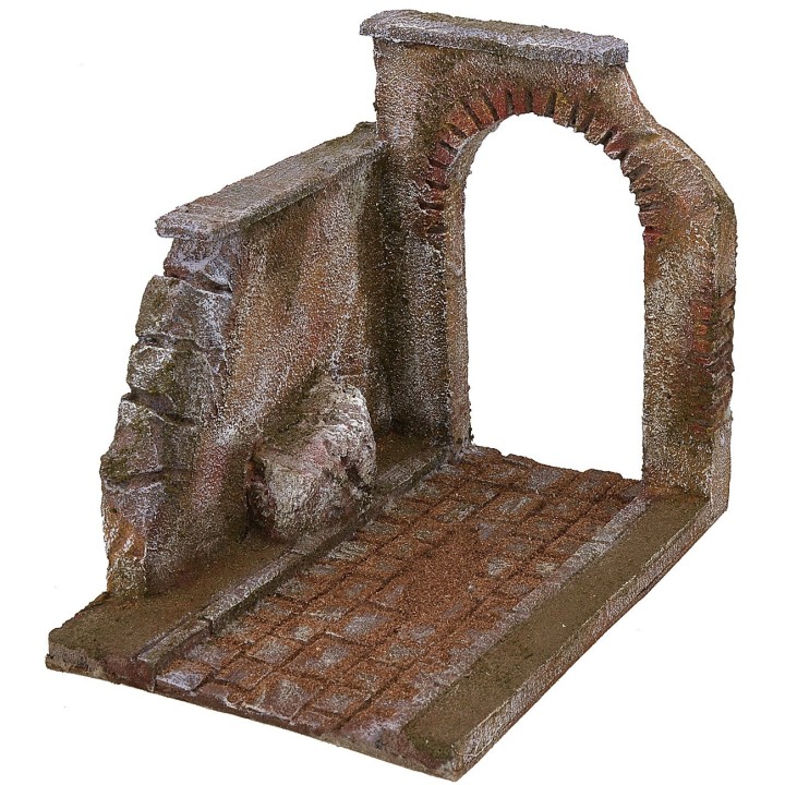 Street with modular arch cm 17,5x24x20 h