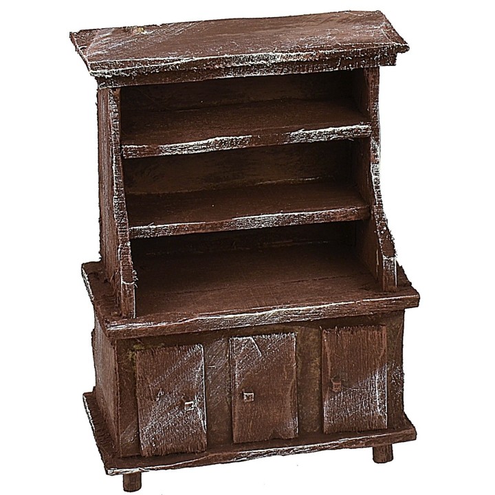 Sideboard in antiqued wood cm 8,7x4,7x12 h