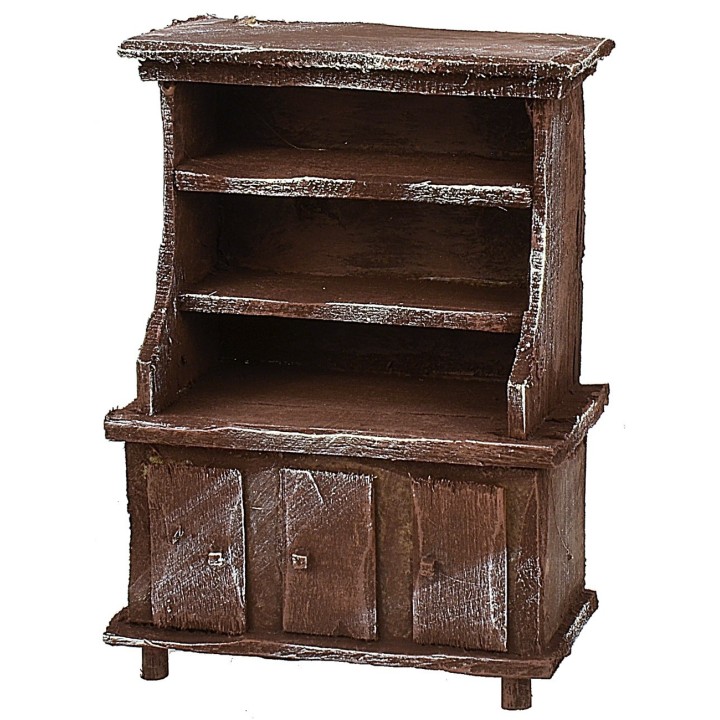 Sideboard in antiqued wood cm 8,7x4,7x12 h
