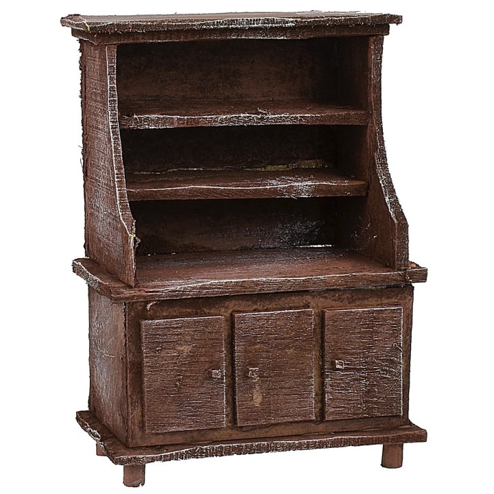 Sideboard in antiqued wood cm 10x5,7x14,1 h