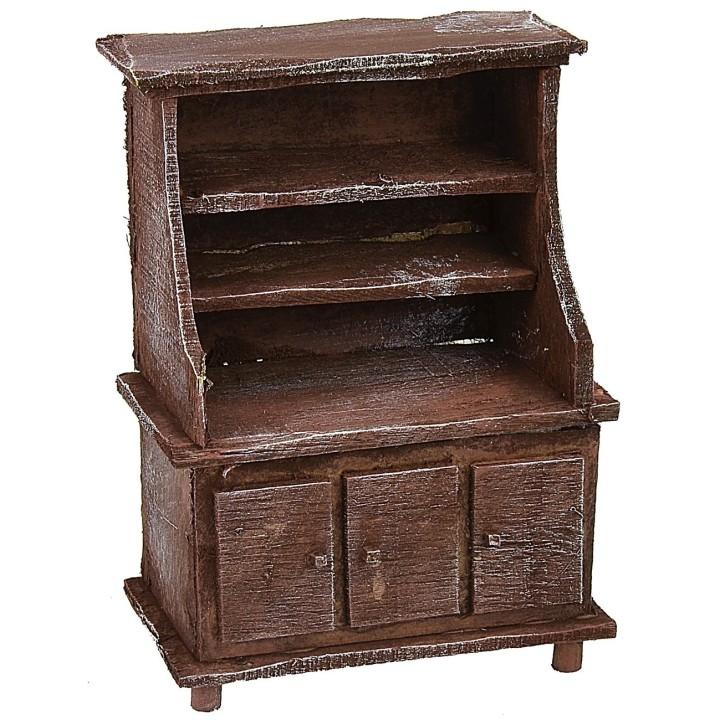 Sideboard in antiqued wood cm 10x5,7x14,1 h