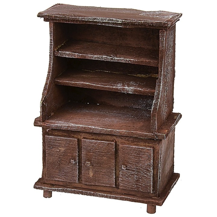 Credenza in legno antichizzato cm 10x5,7x14,1 h