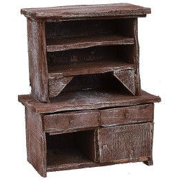 Sideboard in antiqued wood cm 11x6x13 h