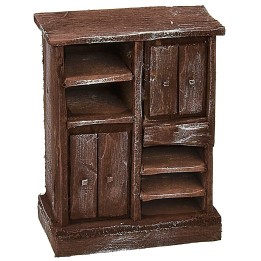 Mueble de cocina en madera envejecida cm 8,5x5x11 h