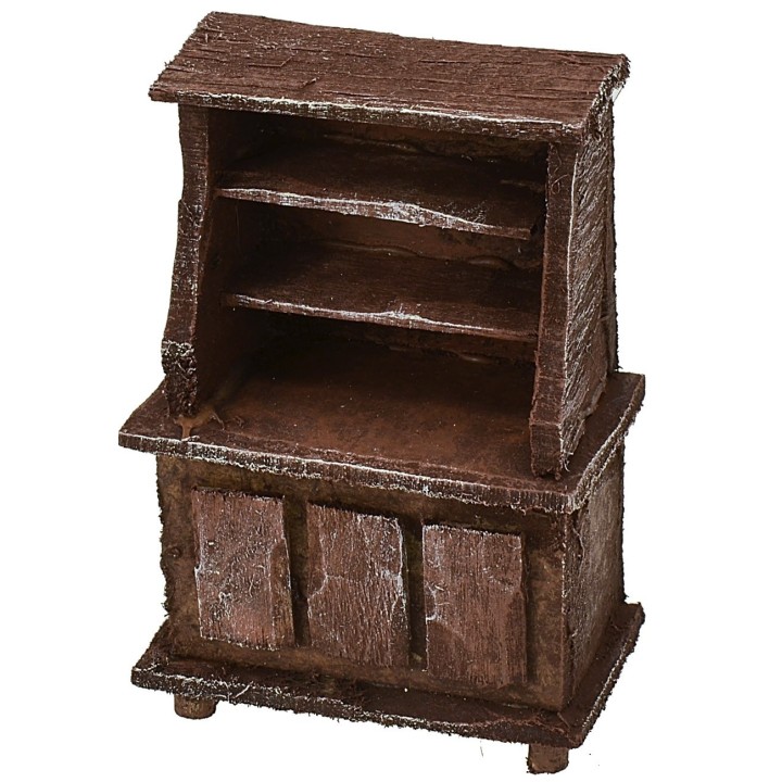 Credenza in legno antichizzato cm 5x3x7,5 h