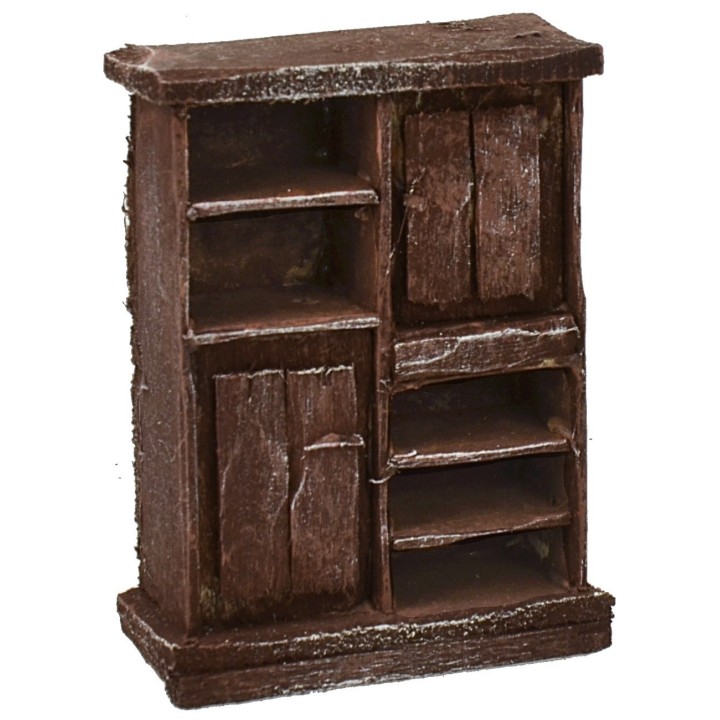 Kitchen cabinet in antiqued wood cm 5x2,5x6,5 h