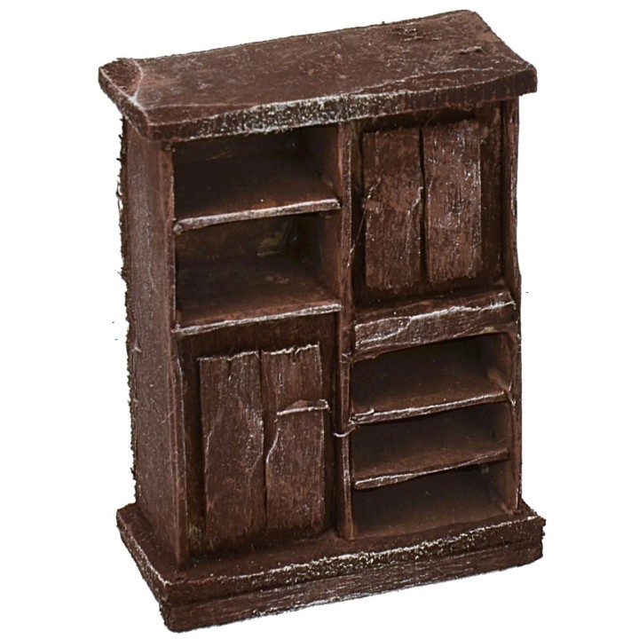 Mueble de cocina de madera envejecida cm 5x2,5x6,5 h