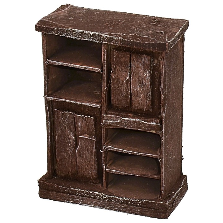 Kitchen cabinet in antiqued wood cm 5x2,5x6,5 h