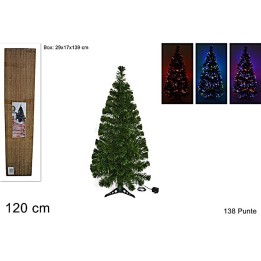Multicolor fiber optic shaft h 120 cm with 138 tips