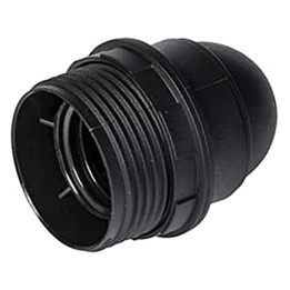 Portalampade E27 con ghiera
