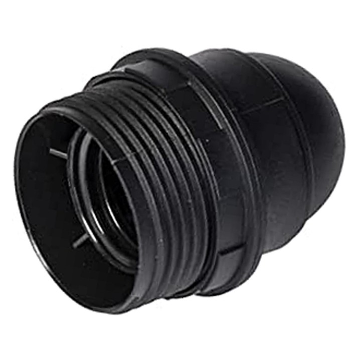 Portalampade E27 con ghiera