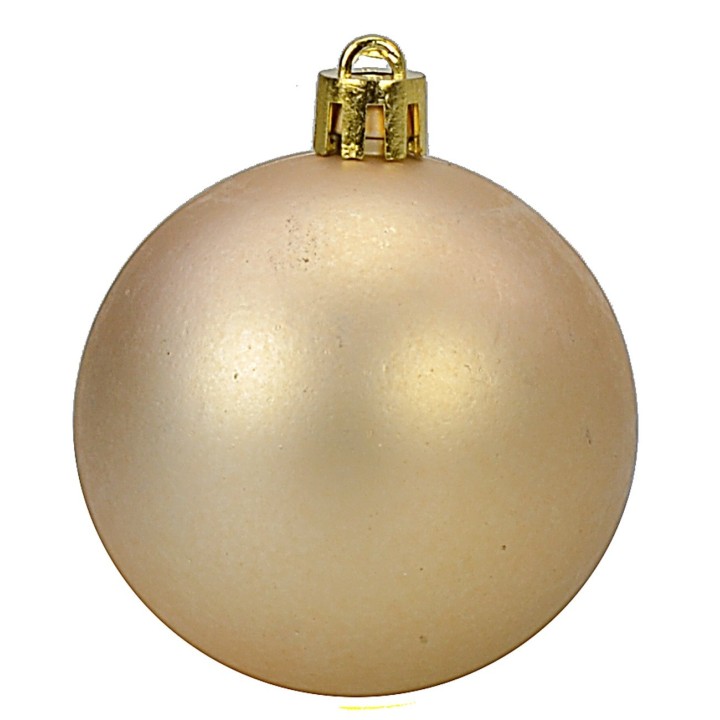 Conjunto de 24 bolas de champán de ø 6-7 cm para árbol de