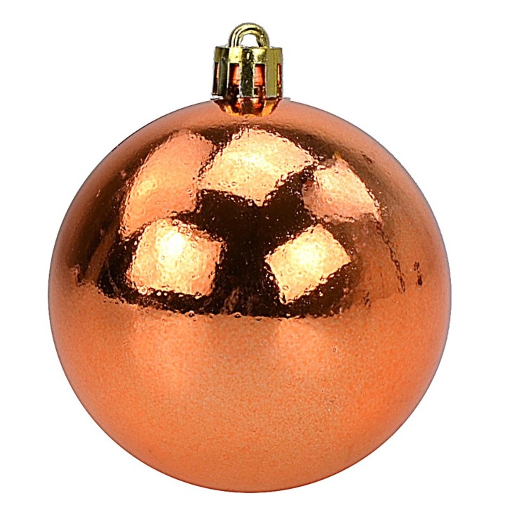 Set of 24 champagne balls ø 6-7 cm for Christmas tree