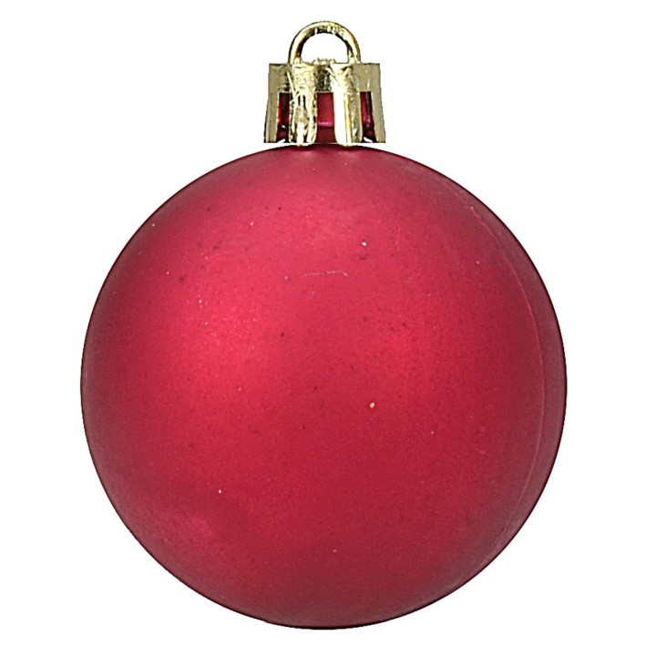 Set of 20 red balls ø 4-5-6 cm for Christmas tree