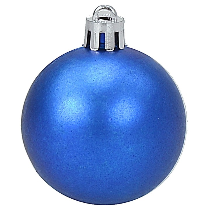 Set of 20 blue balls ø 4-5-6 cm for Christmas tree