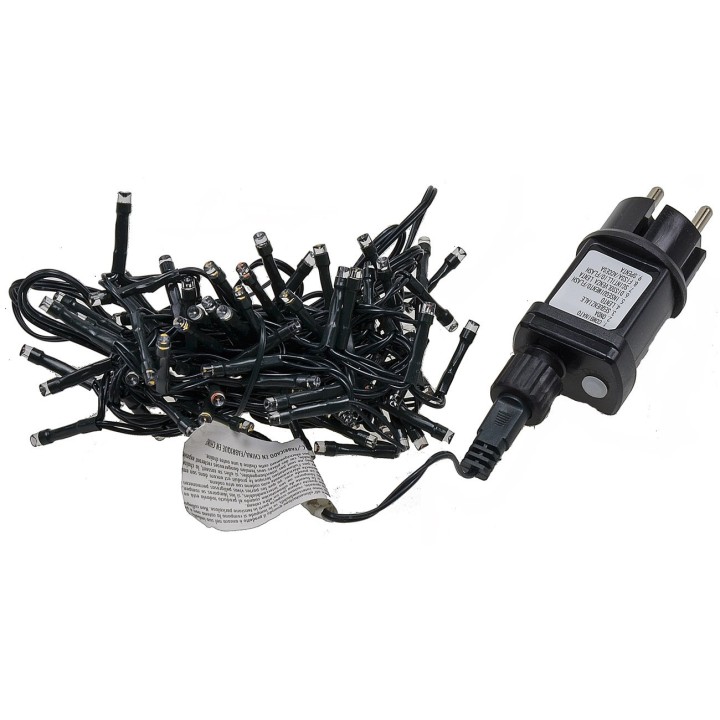 Cadena de 100 luces LED de colores con juegos de luces para