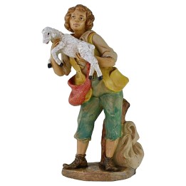 Pastore con agnello 20 cm Euromarchi