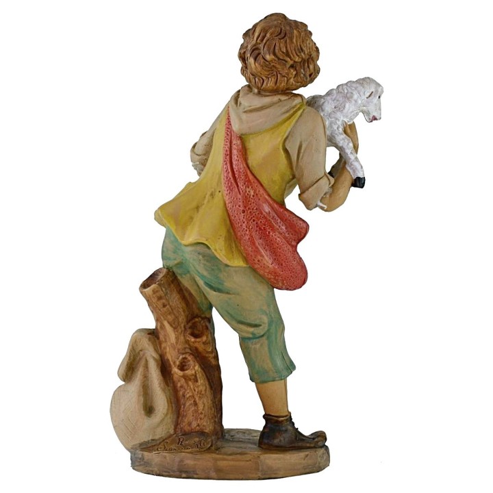 Shepherd with lamb 20 cm Euromarchi