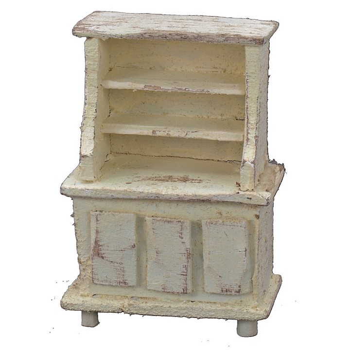 Credenza in legno sbiancato cm 5x3x7,5 h