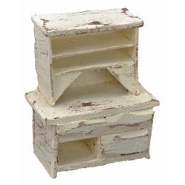 Sideboard in bleached wood cm 5,5x3x6,5 h