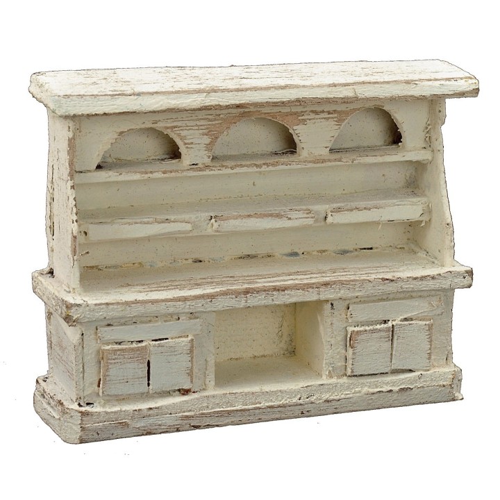 Sideboard in bleached wood cm 9x2,5x7,5 h
