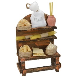 Counter with assorted pasta cm 9,5x5x13 h