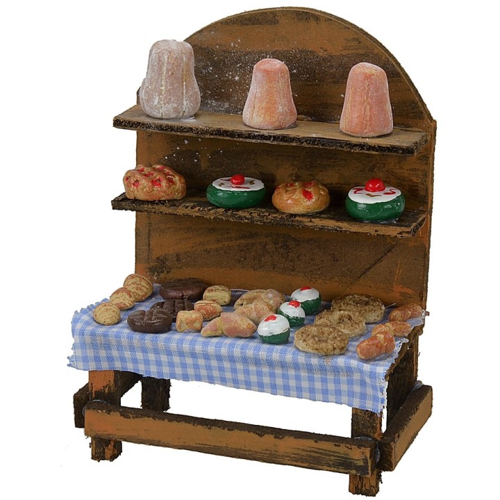 Banco con dulces surtidos cm 9,5x5x12,8 h
