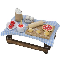 Mesa pizzero cm 10x5,8x4 h