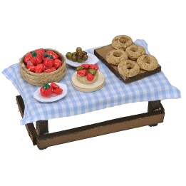 Mesa con caponata cm 10x5,8x4 h