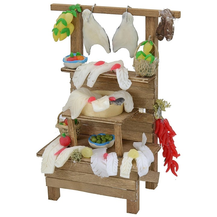 Stall with cod in wax cm 9,3x6,5x15,7 h