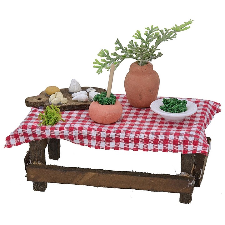 Table with pesto cm 9,8x5,6x4 h