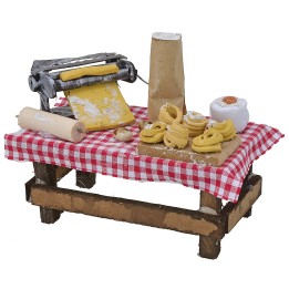 Mesa con pasta fresca cm 9,8x5,6x4 h