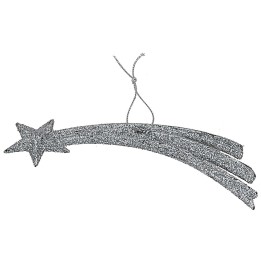 Silver comet star to hang 15 cm