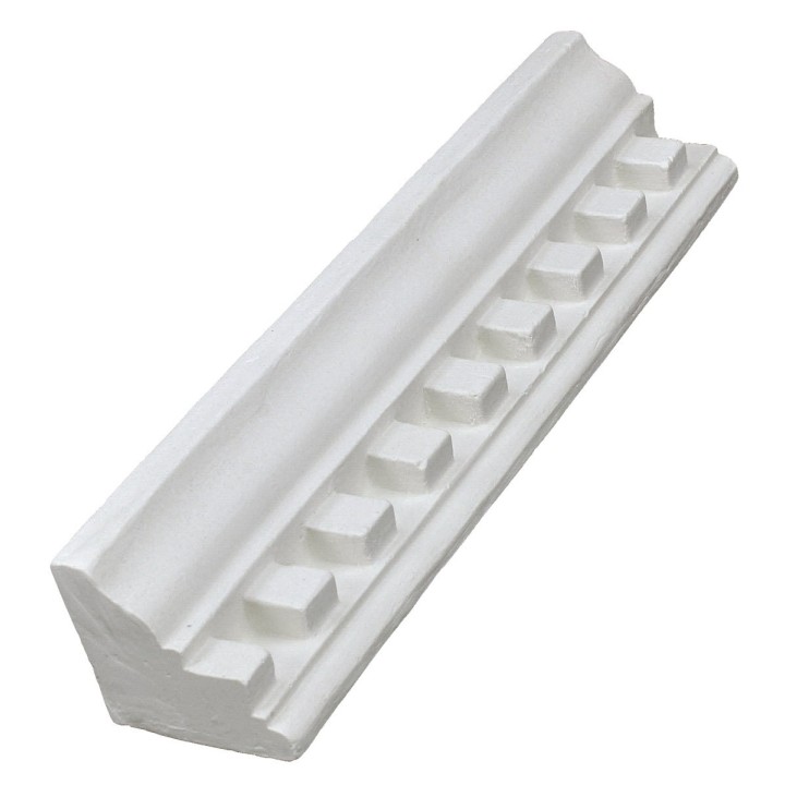 Roman architrave with plaster frieze 28.3x4x4.5 h cm