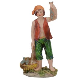 Fishmonger cm 15 in resin