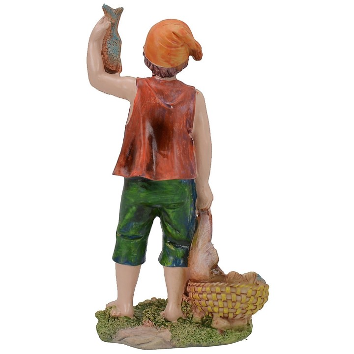 Fishmonger cm 15 in resin